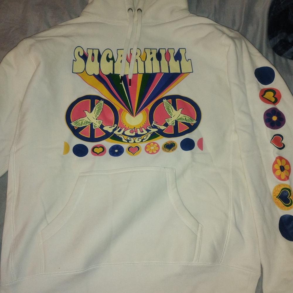 Sugarhill White Graphic Hoodie